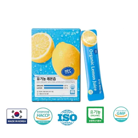 Paean Korea Organic Lemon Juice Sticks